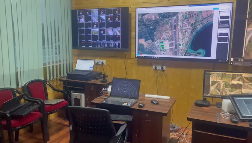 Defense command and control room