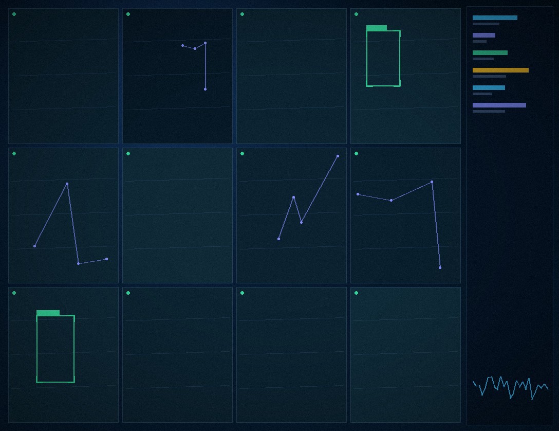 VMS console monitoring a transport terminal